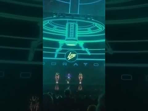America's Got Talent Vegas Light Balance Futuristic Dancing