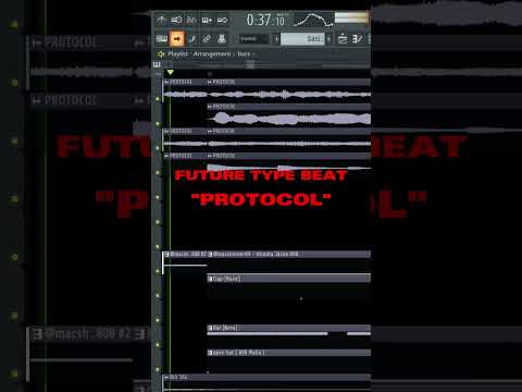 FUTURE BEAT "PROTOCOL" 💨  #futuretypebeat #shorts #rap #typebeat #beat #metroboomin
