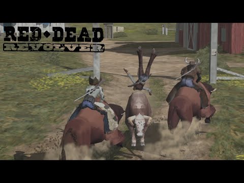 Red Dead Revolver (PS2)- #04: Sofrendo atropelamentos de bovinos