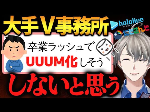 [V agency becomes UUUM] The darkness of exploitation... Kanae-sensei predicts the future of the V...