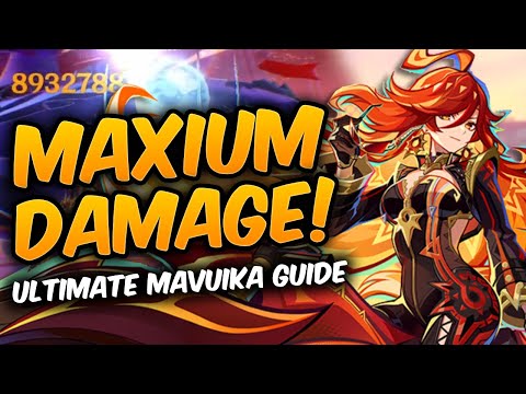 Mavuika Ultimate Guide! Best Build, Artifacts, Weapons, Teams, Gameplay | Genshin Impact