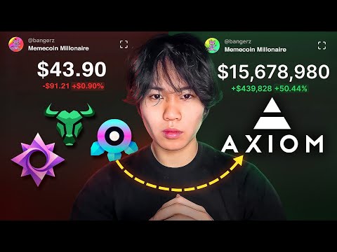 How to Make $1000/day with Memecoins (Full Axiom Pro Guide)