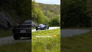 Weekend Mountain Sprints 😍 #soundon #718boxster #spyder #bmwm3