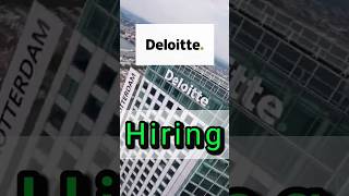 Deloitte Hiring #deloittejobs #internship #jobs #sign2tech #trending #shorts