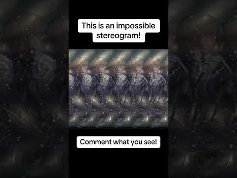 What do you see 👀? #stereograms #stereogram #3deffects