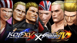 KOF XV - TEAM SOUTH TOWN COMPARISON WITH KOF XIV