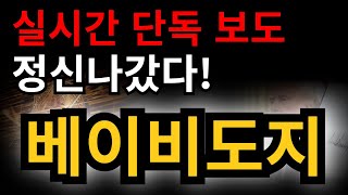 [베이비도지 코인 전망] ◆실시간 단독 보도◆ 정신나갔다!