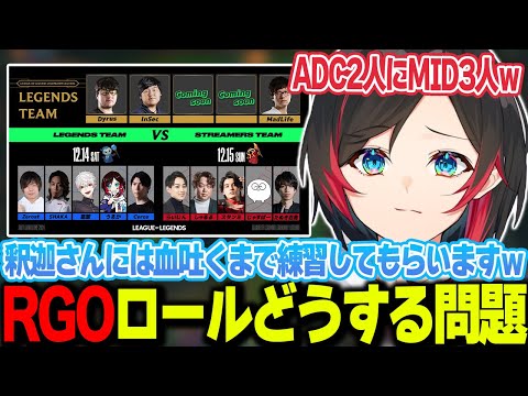 【LoL】LEGENDたちと戦うチームにADC2人とMID3人がいる件について【うるか切り抜き/うるか】
