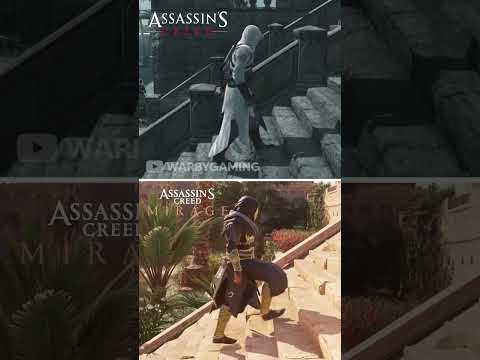 AC Mirage vs Assassin's Creed | Stairs Physics