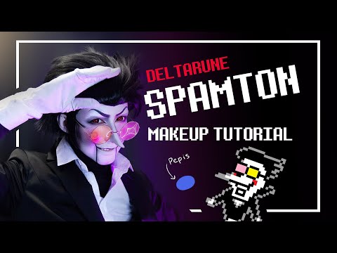 SPAMTON DELTARUNE Cosplay Makeup Tutorial