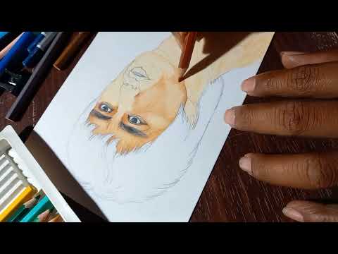 DAY-1|DRAW Bruce Lee's Face with Color Pencils step by step |easy tutorial | #drawing #art #brucelee
