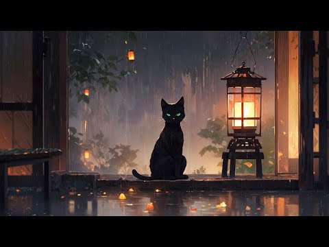Lofi Rain Radio ☔️ Lofi cat | just want to help you relax [Chill Beats To Relax / Study To]