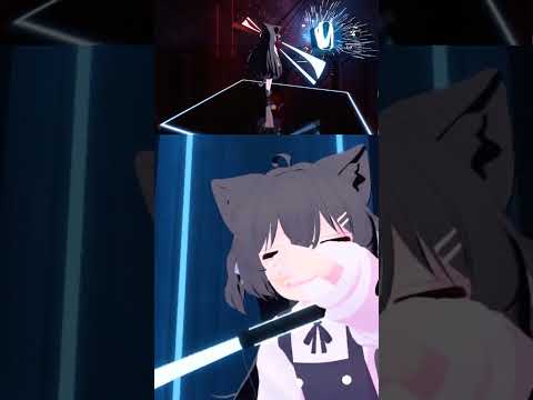 【BeatSaber】Moonlight Cyber【with AI】【片手ダスモプレイ】#40  #shorts