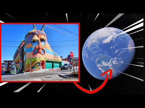Real Snail House Found on Google Earth #discoverearth  #googleearth #googlemaps #trending