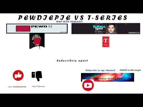 PEWDIEPIE VS T-SERIES WHO WILL PREVAIL?