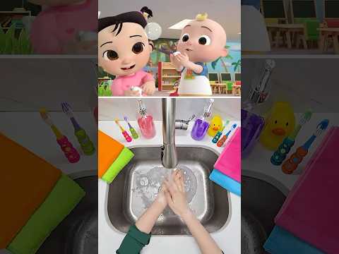 👶💦 Wash your hands! It's easy and FUN! #cocomelon #shorts