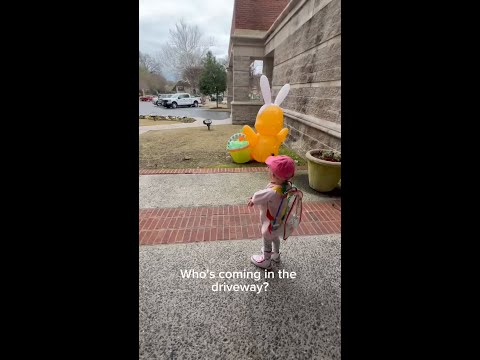 St. Jude patient Delta is so excited for dad ❤️