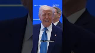 Trump wants people to remember he brought business back to US