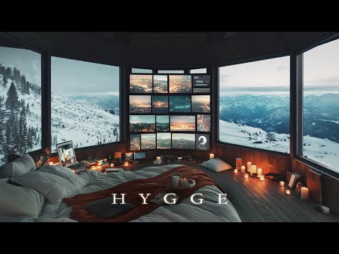 Hygge: SciFi Ambient Music & Soundscape🎧❄️for a Relaxing Snowed In Winter Day (Soothing white noise)