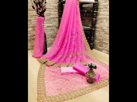 Net sarees | Designer sarees | partywear sarees @lowest price