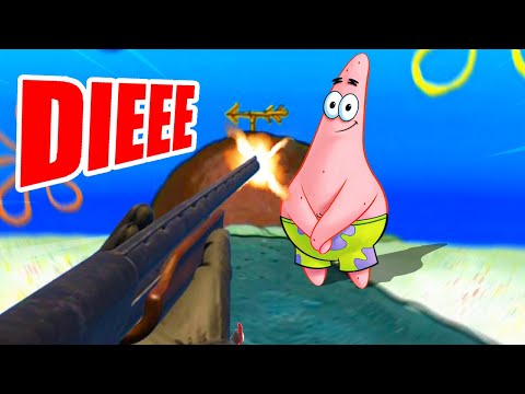 I made Patrick Star Shut up... in Paint The Town Red... 🧍‍♂️