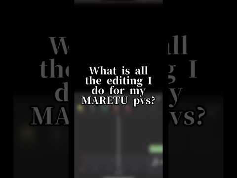 Was in the midst of making a new PV and made this inbetween. It’s a lot of work #maretu #vocaloid