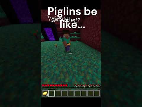 Piglins be like #minecraft#short