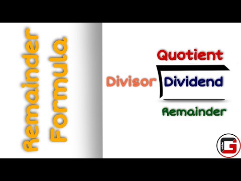 Remainder formula । Globe Side।