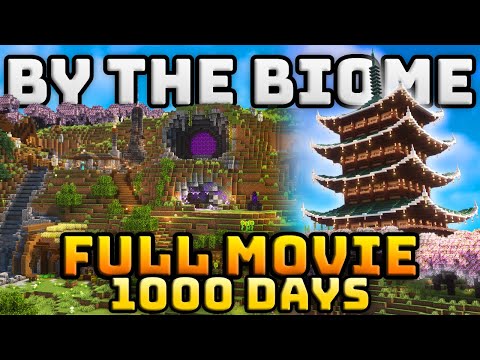 1000 Days Conquering Biomes in Minecraft [FULL MOVIE]