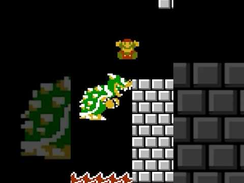 Win and Die At The Same Time in Super Mario Bros. NES #nes #smb #glitch #glitches #nintendo #mario
