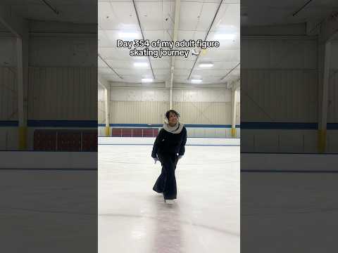 Day 354 of my adult figure skating journey ⛸️✨