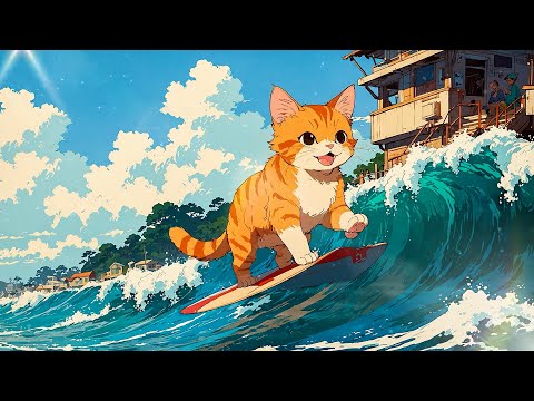 Ride The Spring Waves 🌊 Morning Lofi Songs With Beach Vibes To Energize Your Day 🌊 Lofi Spring Music