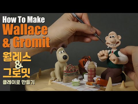 Create Wallace and Grommet Figures with Clay_Clay Art _ Clay Tutorial_Making Wallace and Gromit