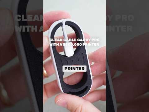 $500,000 3D Printer Part - Clean Cable Caddy Pro #jawstec #3dprinting #additivemanufacturing