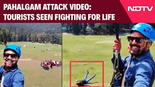 Pahalgam Attack Video: Unaware Tourist On Zipline Captures Pahalgam Terror Attack