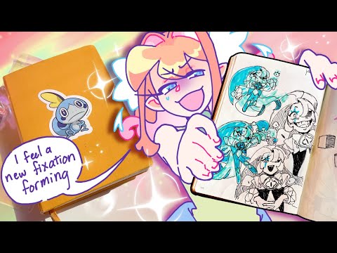3 week sketchbook tour! || jan 2025