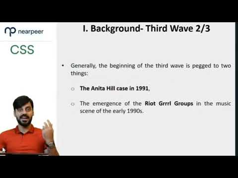 3rd Wave of Feminism | Lecture # 5 | Gender Studies | Nearpeer | CSS & PMS