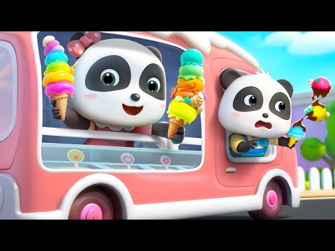 🔴LIVE | Rainbow Ice Cream Truck | Colors Song | Sing Along | Nursery Rhymes & Kids Song | BabyBus