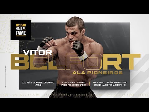 Vitor Belfort é nomeado para a classe de 2025 do Hall da Fama do UFC
