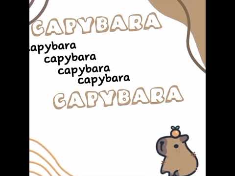 Capybara 🎧 || #lyrics #memes #capybara #lyrics