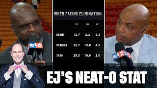 The Inside Guys Compare Career Stats When Facing Elimination 🤣 | EJ’s Neat-O Stat