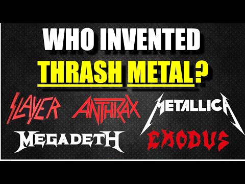 The ORIGIN STORY of THRASH METAL (Big 4-Metallica, Anthrax, Slayer, Megadeth)