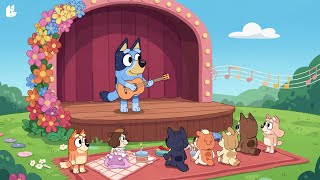 Bluey’s Chill Garden Acoustic 🌿🎸 Lofi Hip Hop Chill Beats to Study & Relax 🎧 Summer Chill Lofi