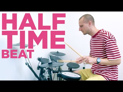 I made a half-time drum beat