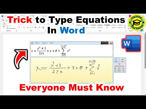 Easiest Way to Type Math Equations in Microsoft Word [Save Time]