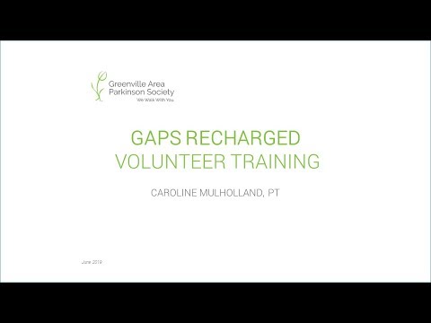 GAPS Recharged Volunteer Training
