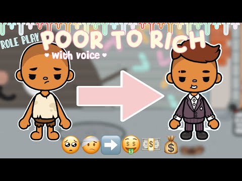 POOR TO RICH ROLEPLAY 🤑💰😢 | itz toca molly