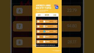 서학개미가 사랑한 미국 ETF TOP10💜 한 눈에 살펴보세요👀