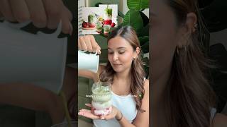 VIRAL STRAWBERRY MATCHA🍓💚 #shorts #ashortaday #viral #matcha
