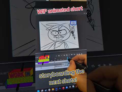 Animated short progress [storyboards] #animation #shortfilm #adobeanimate #wip